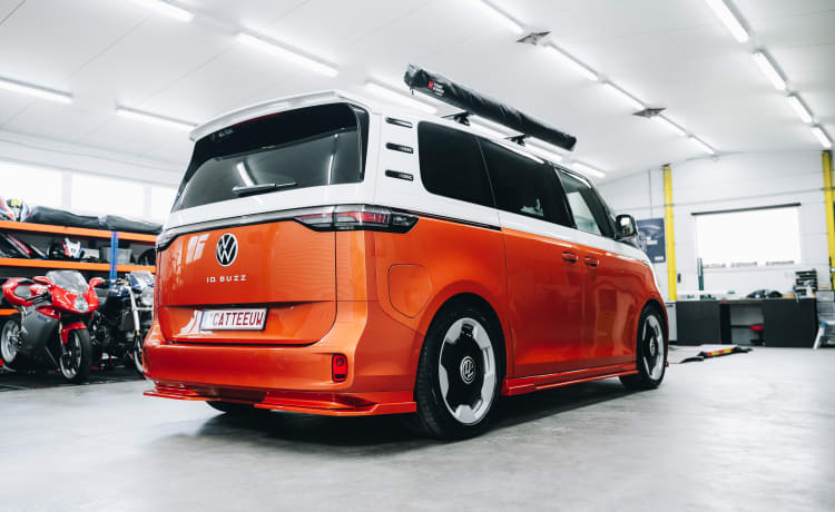 2p VW ID BUZZ campervan uit 2024