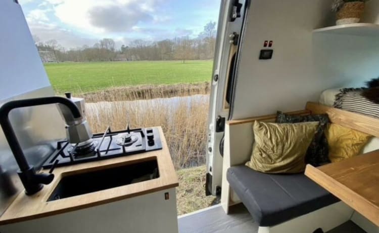 Renault Master self-build offgrid camper van