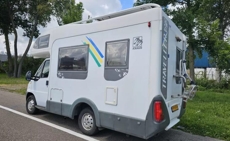 Camper mansardato Fiat 4 posti