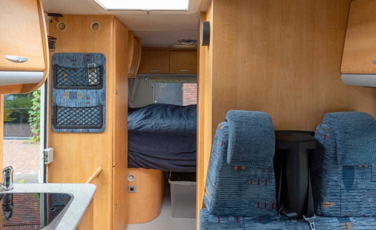 On the road with our comfortable and cozy camper