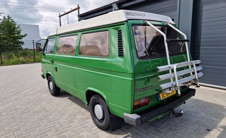 Klassieke Volkswagen T3 uit 1983 voor een onvergetelijke vakantie