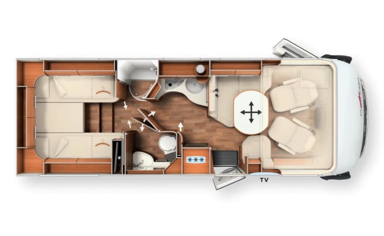 Edens Wanderlust – Luxury camper with every convenience, a dream on wheels!