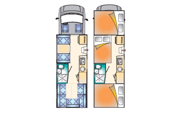 Insurance Included in rental – Perfetto camper familiare 6 posti letto "off grid"