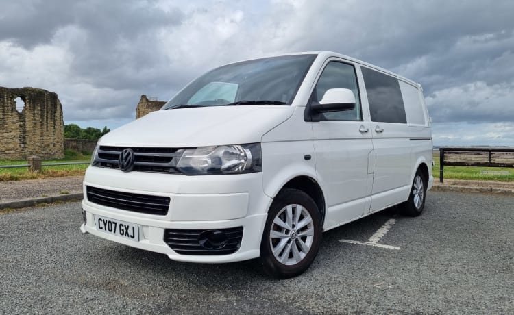 3-persoons Volkswagen campervan uit 2007