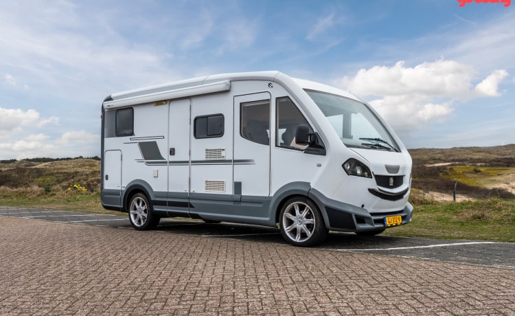 Compact en een beetje anders, superleuke camper!