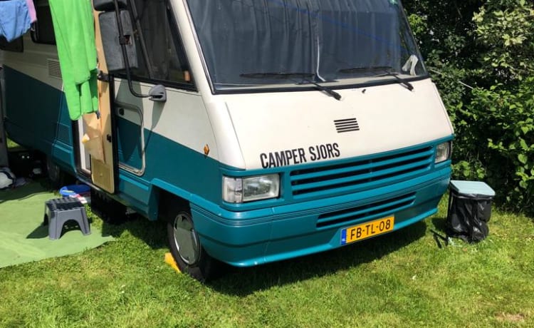 Camper Sjors – Retro 4p Fiat familiecamper uit 1992