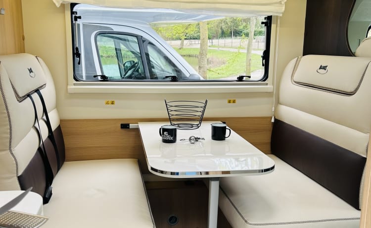 Queen Louise 2 – Nouveau camping-car de luxe en alcôve pour 6 personnes