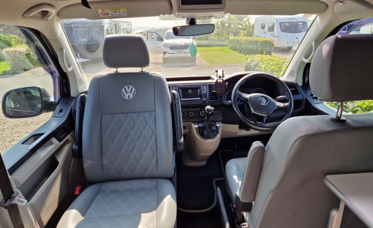 Bluebell – VW T6 4-Bett-Wohnmobil – Automatik