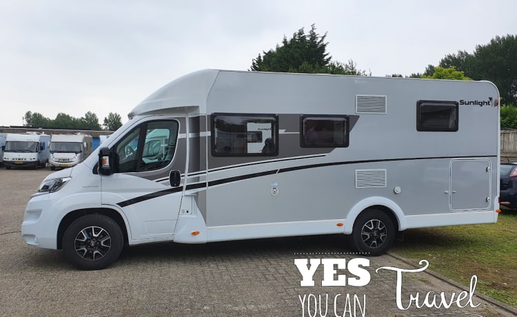 Limmer mobile – Half-integraal camper 2020 uiterst geschikt voor 2-4 reizigers