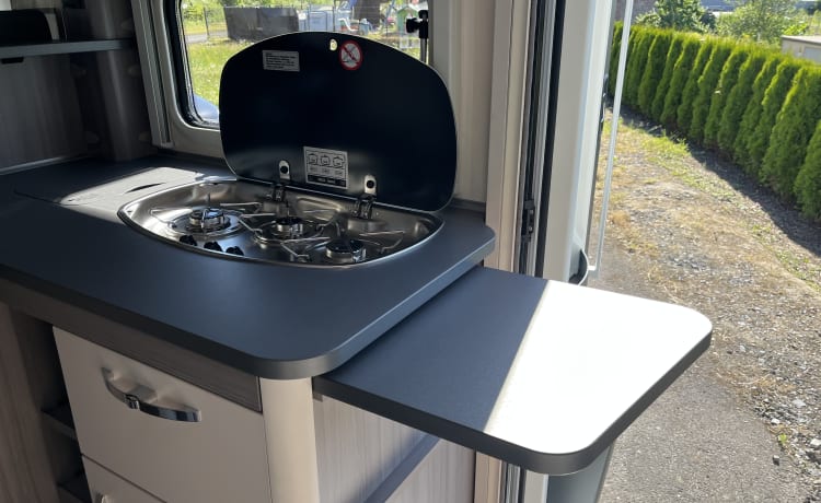 Camper von Kemper – Neues Hobby Wohnmobil 4 Personen - Ideal für Familien