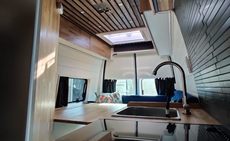 Globetrotter Vans – Super luxe Ford Campervan van alle gemakken voorzien