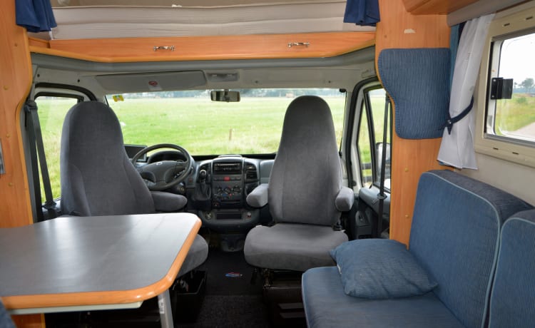 Ruime functionele FIAT Ducato familiecamper 4/5p Fiat