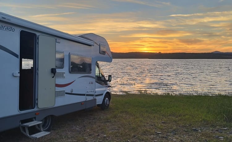 Very spacious family motorhome, 6 seats with belts