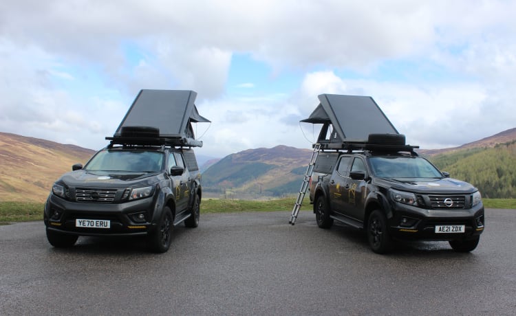 Highland Overland - Tenzing – Overland Trucks à louer dans les Highlands écossais (aéroport d'Inverness)