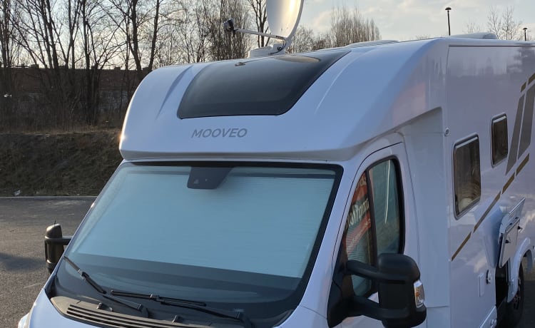 Paris – Wohnmobil Mooveo TEI 70EBH mit Hubbett