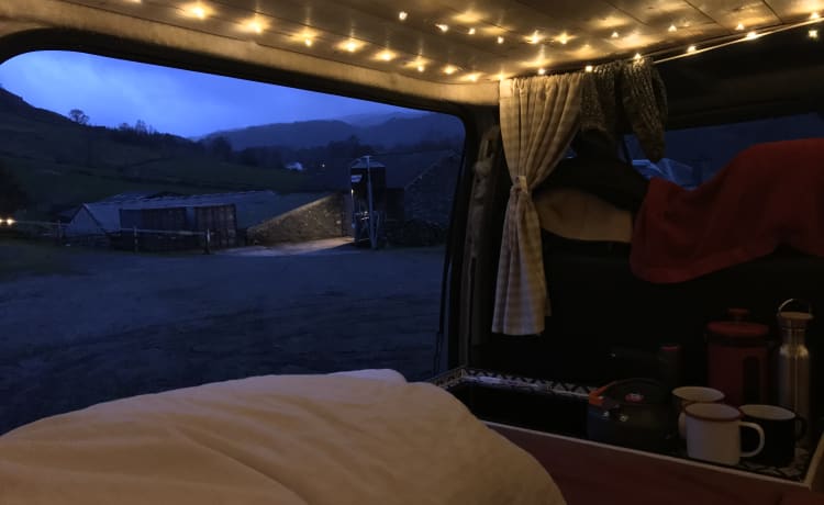 Sally – 2 berth Mercedes self-converted campervan, 2006