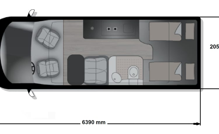 Bus 2p Dethleffs à partir de 2024