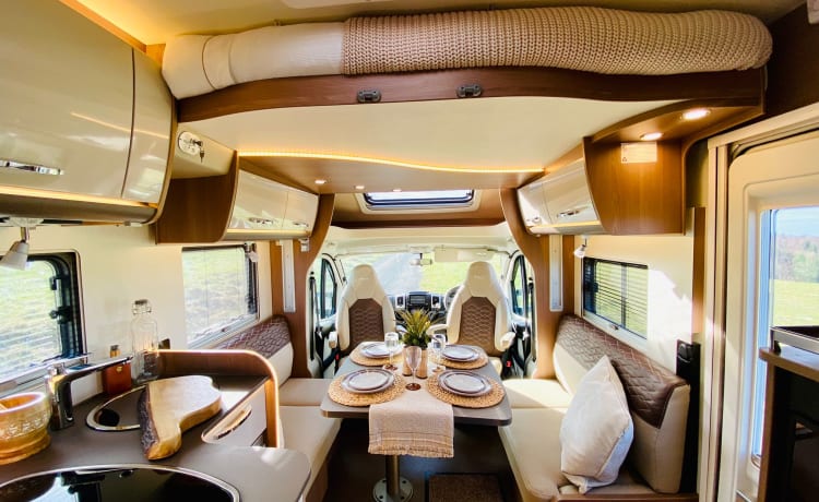 The Hilton – Looking for a Five Star hotel on wheels?? 