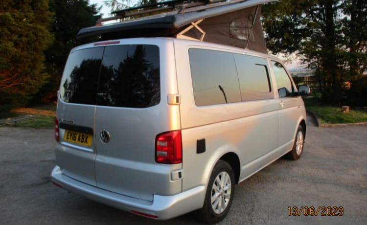 Pistol 2 – 4-persoons Volkswagen campervan uit 2016