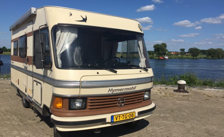 Hymie – Super Retro Camper! - hoge lastminute korting