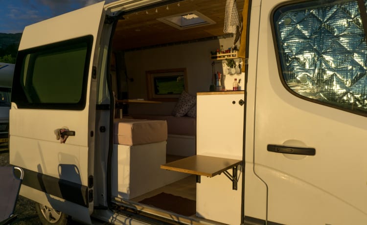 Vanneke – Veelzijdige camperbus met groot bed