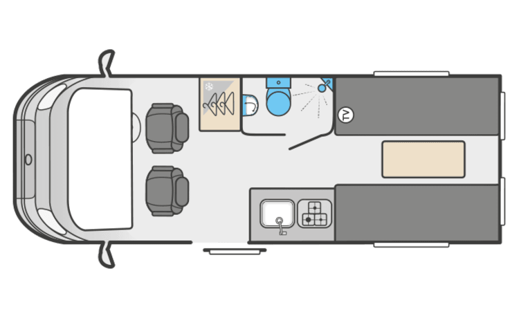 Swift Select 122 Camper 2 Berth 