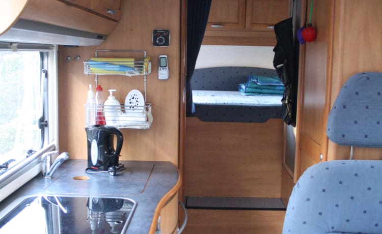 Liene – Op reis met een comfortabele Hymer 