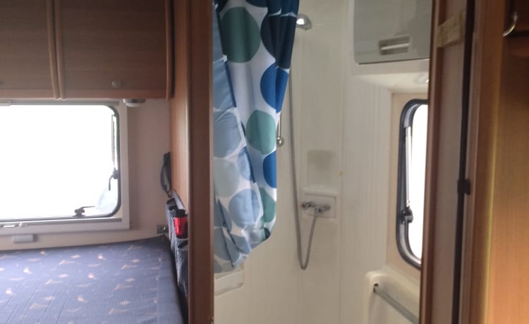 Beautiful Roller Team camper for 4 people