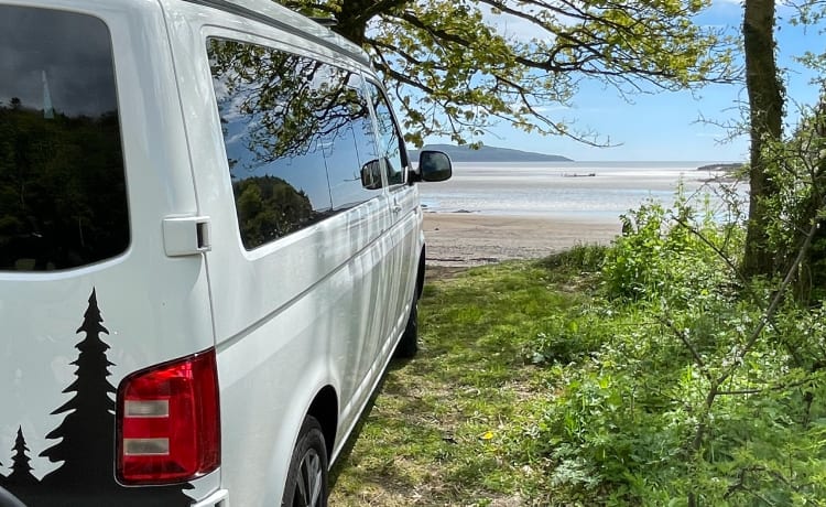 Verbluffende VW Transporter T6 Highline campervan klaar voor uw avonturen