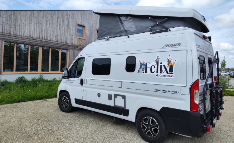 Felix de campervan – 4P Hymer Ayers Rock van 2022