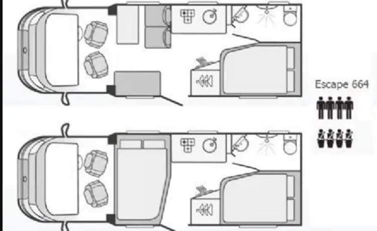 Snowdrop – Unser Familien-Wohnmobil mit 4 Schlafplätzen