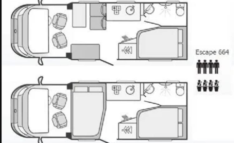 Snowdrop – Our 4 berth family motorhome