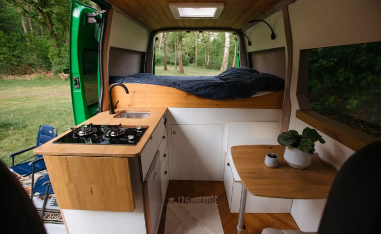 The Green House - Un Renault Master de luxe autonome à deux couchettes !