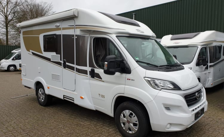 Geniet van onze compacte, jonge en luxe camper (2018)