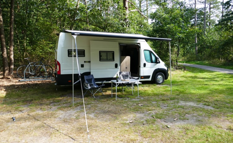 Camping-car de luxe 3p, parfait pour les personnes de grande taille