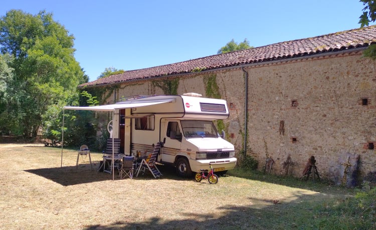 Fiat Ducato Bürstner - 4p alcove camper from 1992