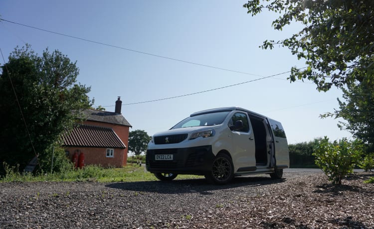 4 berth Peugeot campervan from 2022