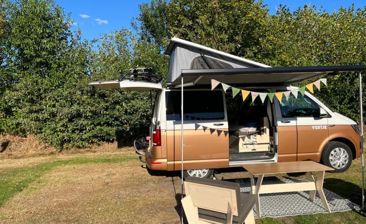 Ventje_Pezarro –  Camper Ventje- Luxe VW T6 automaat voor 4 personen