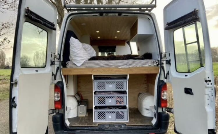 Renault Master self-build offgrid camper van