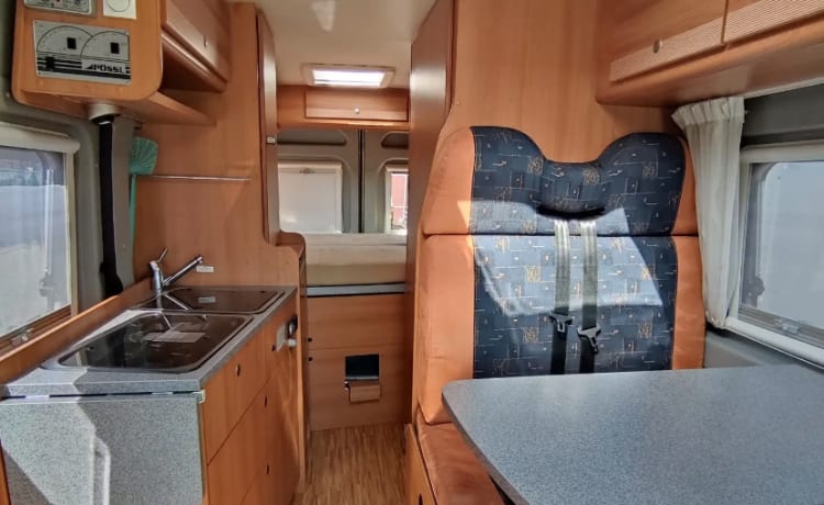 3p Pössl 2 Vinci bus di lusso camper e portabiciclette