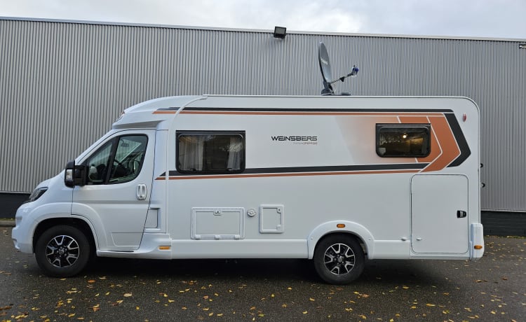 Weinsberg CaraCompact-2 – Splinternieuwe camper (bj 2023) met enkele bedden 