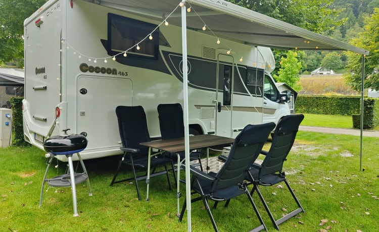 nagelnieuwe all-in mobilhome 4p