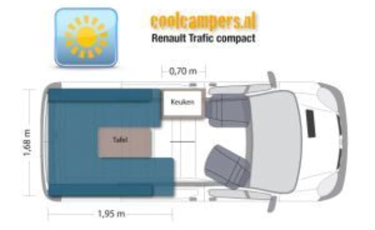 Type 2a – Camping-car meublé moderne et tendance