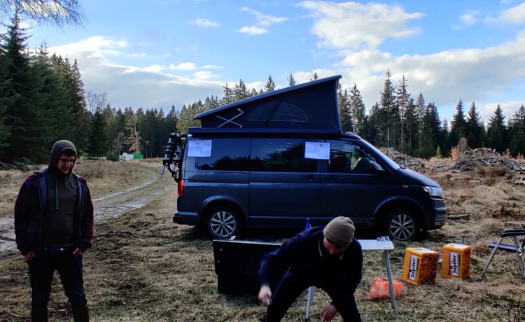 NEW VW CALIFORNIA WITH BIKE RACK