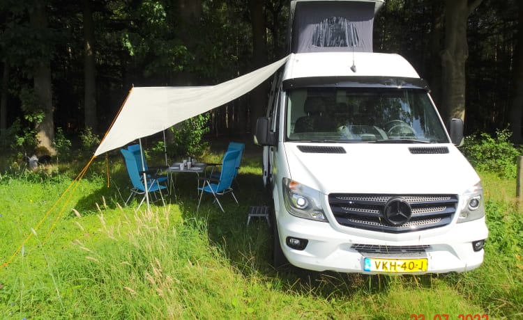 Mercedes Benz Sprinter 4 places bus camping-car automatique.