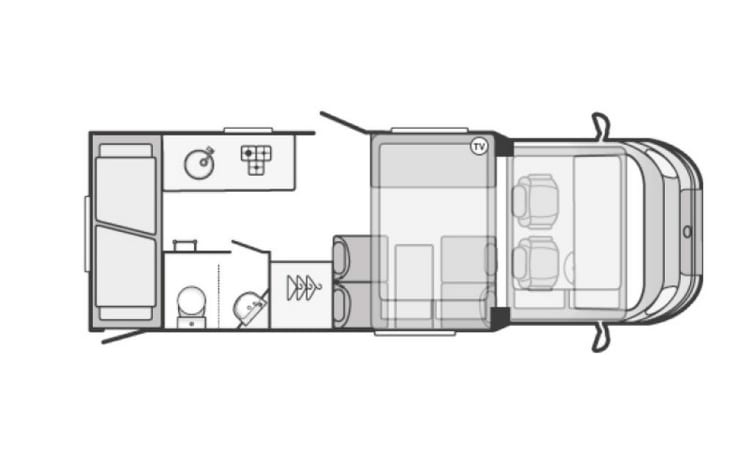 Special edition Lifestyle 696-Black edition – 6 persoons Swift Escape Lifestyle 696 2015-verzekering+pechdekking inbegrepen