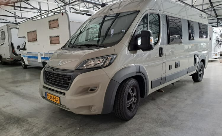 Bestie de Boxer – Compact, practical and sturdy bus camper (Peugeot Boxer Van Tourer 2017)
