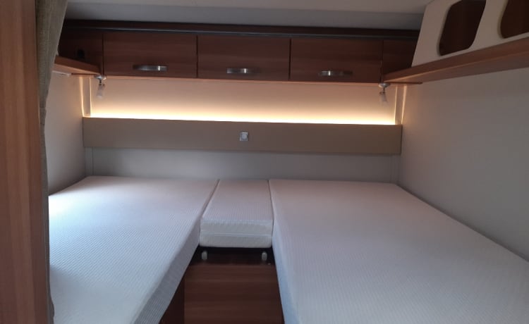 Fully furnished 4p Weinsberg 2019, length beds