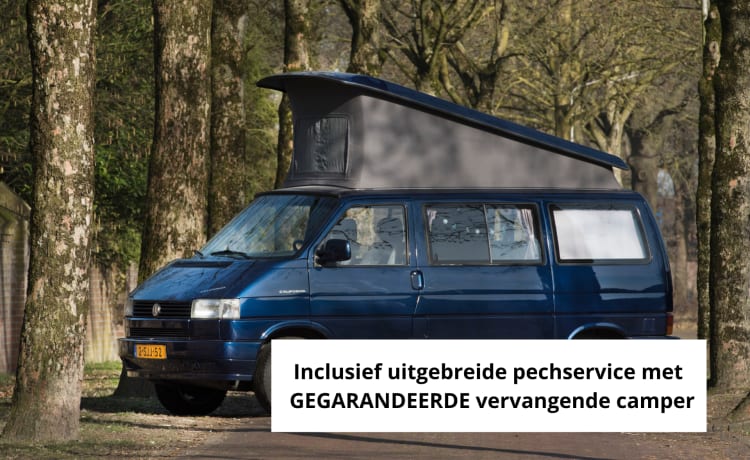 Mer - VW T4 California confortable et robuste avec toit de couchage