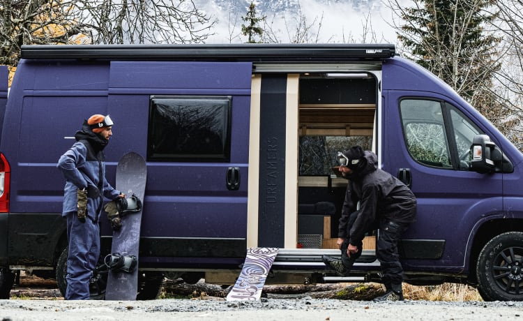 LE VAN ØBERNIGHT Chamonix - slapen onder de sterrenhemel